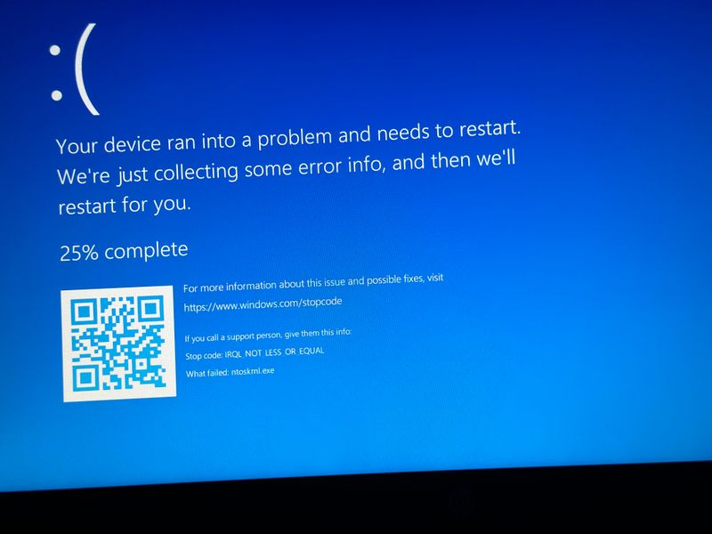 blue screen error fix 2025
